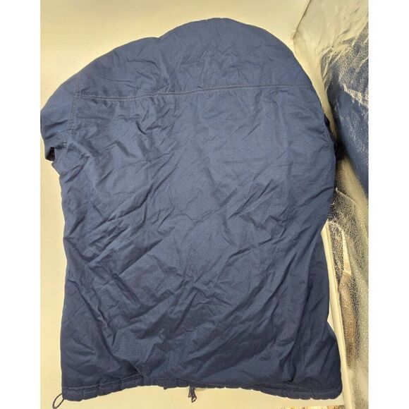 Adidas Mens Blue & Grey Reversible Hooded Coat With Logo Sz med - Picture 8 of 11